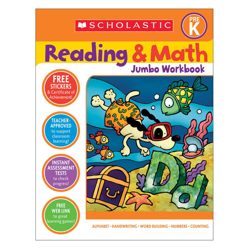 EADING & MATH JUMBO WORKBOOK