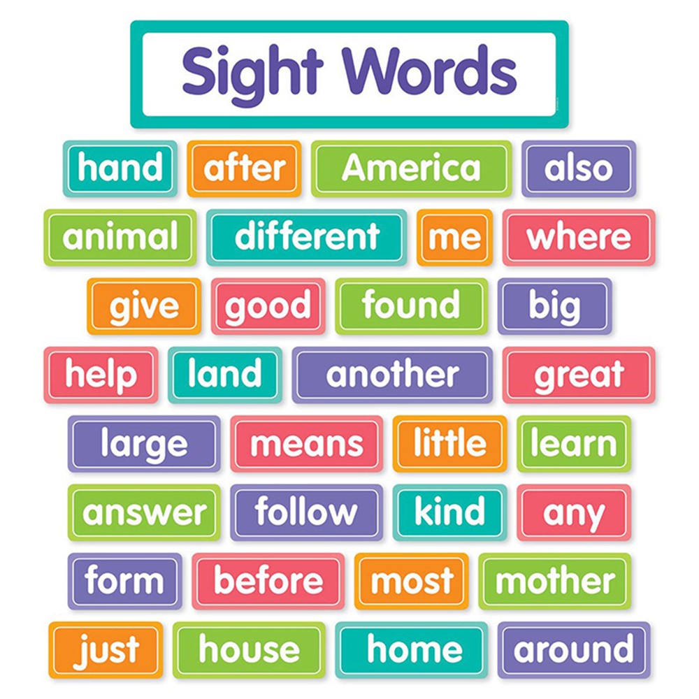 MORE SIGHT WORDS BULLETIN BOARD