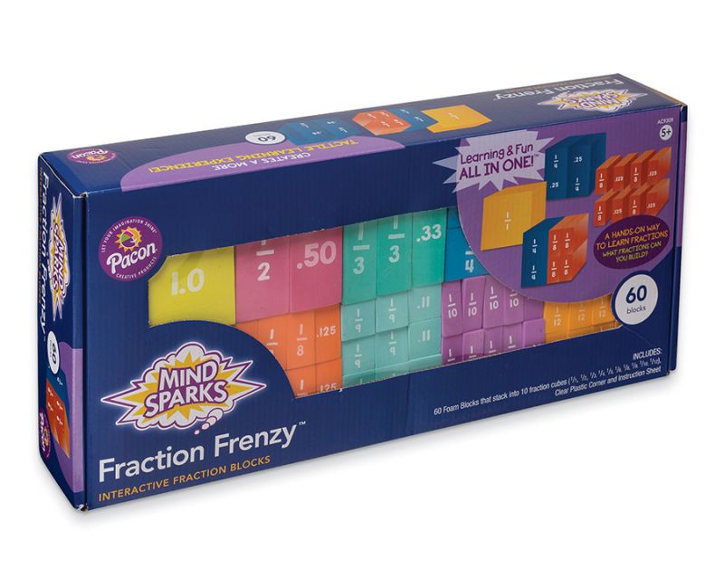 FRACTION FRENZY MATH GAME 60CT-1