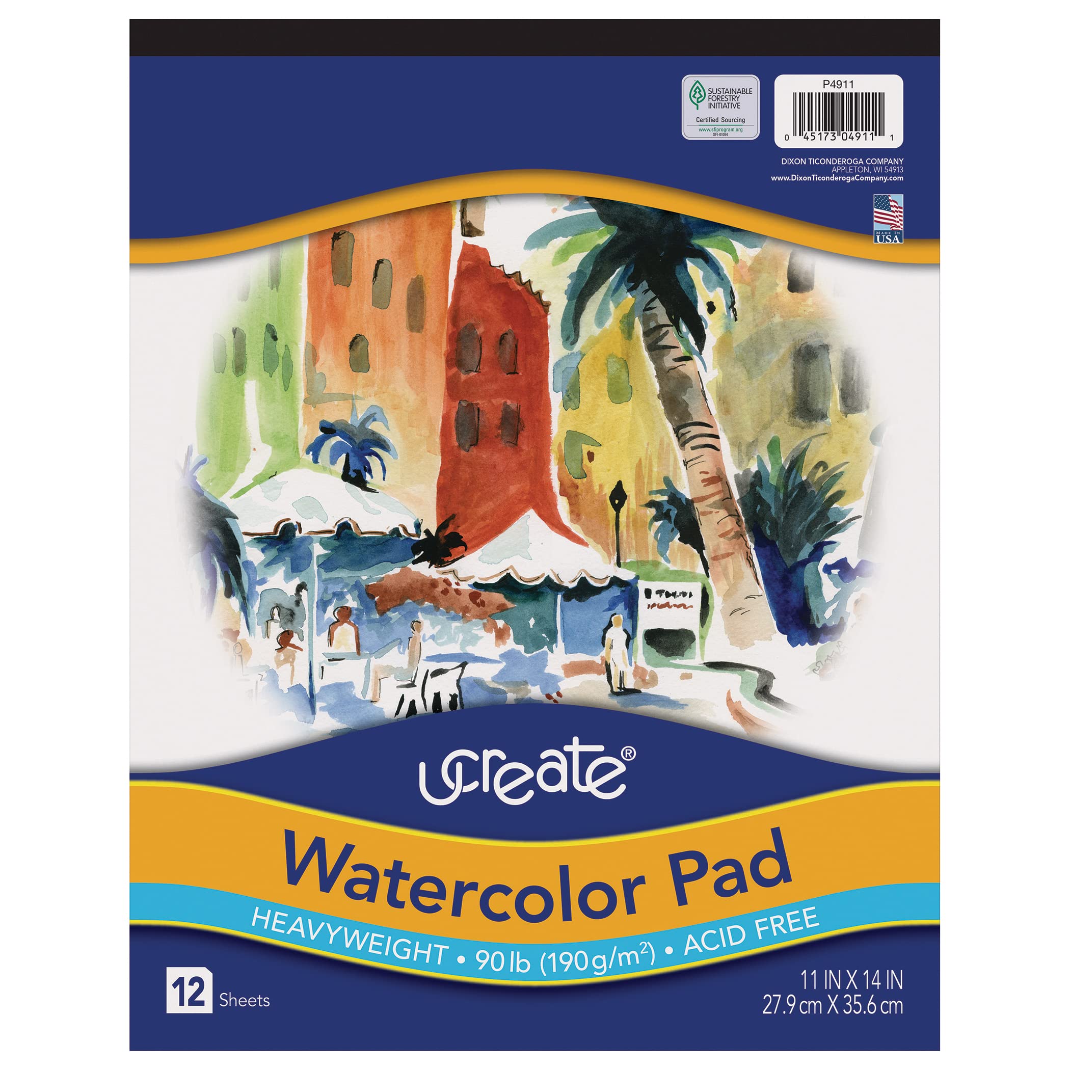 WATERCOLOR PAD 11X14