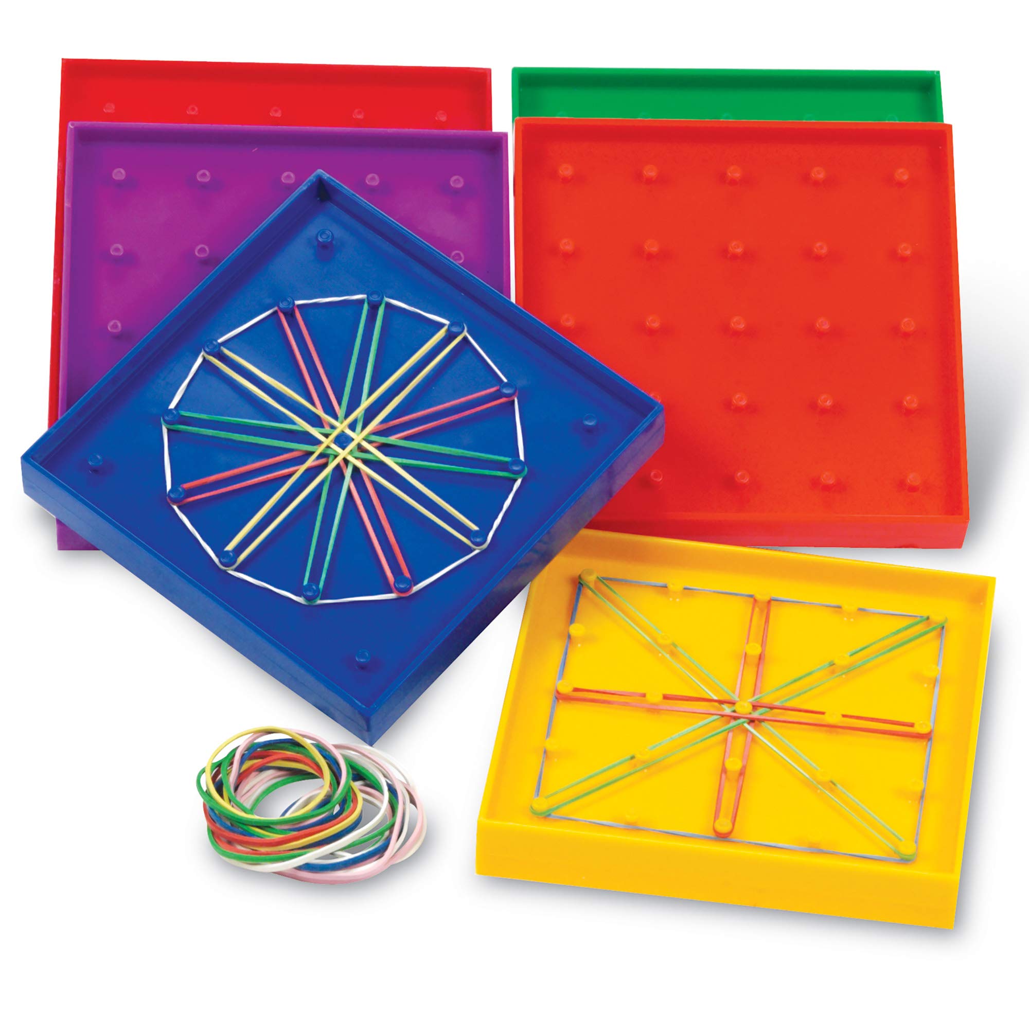 GEOBOARD DOUBLE-SIDED RAINBOW