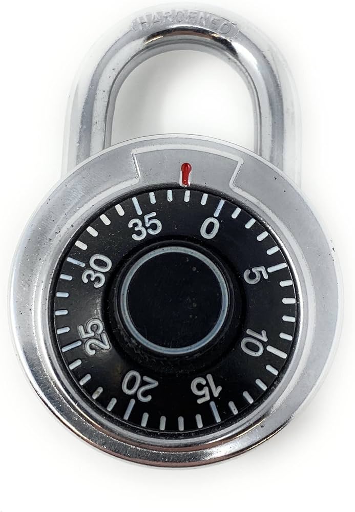 STANDARD DIAL COMBINATION LOCK 2 IN REDONDO