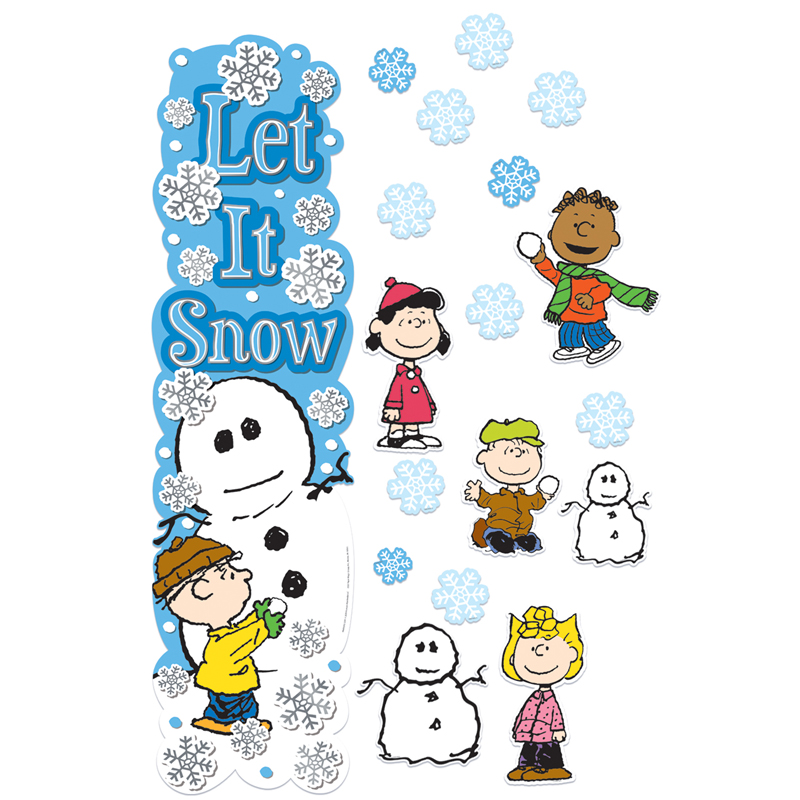PEANUTS WINTER DOOR DECOR KIT