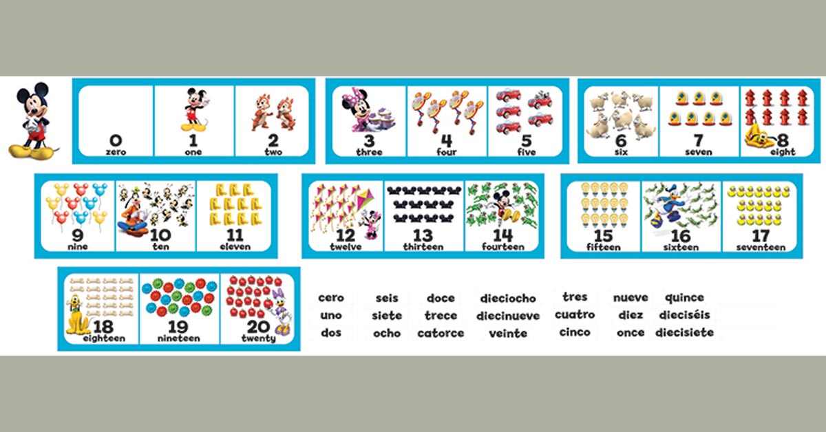 MICKEY MOUSE CLUBHOUSE NUMBERS
