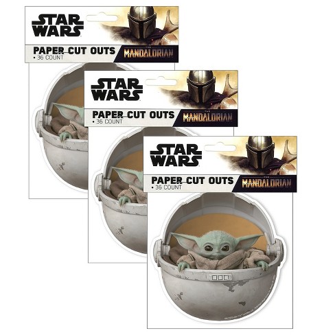 MANDALORIAN THE CHILD PAPER CUT OUTS
