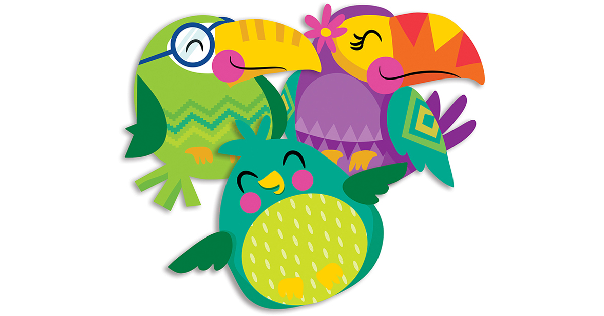 TOUCAN BIRD CUT-OUTS