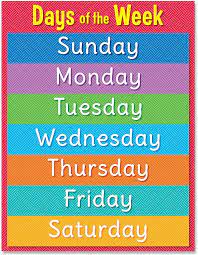 DAYS OF THE WEEK
