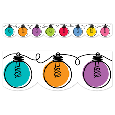 COLORFUL DOODLE LIGHTS BORDERS