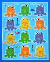 FUNKY FROG STICKERS