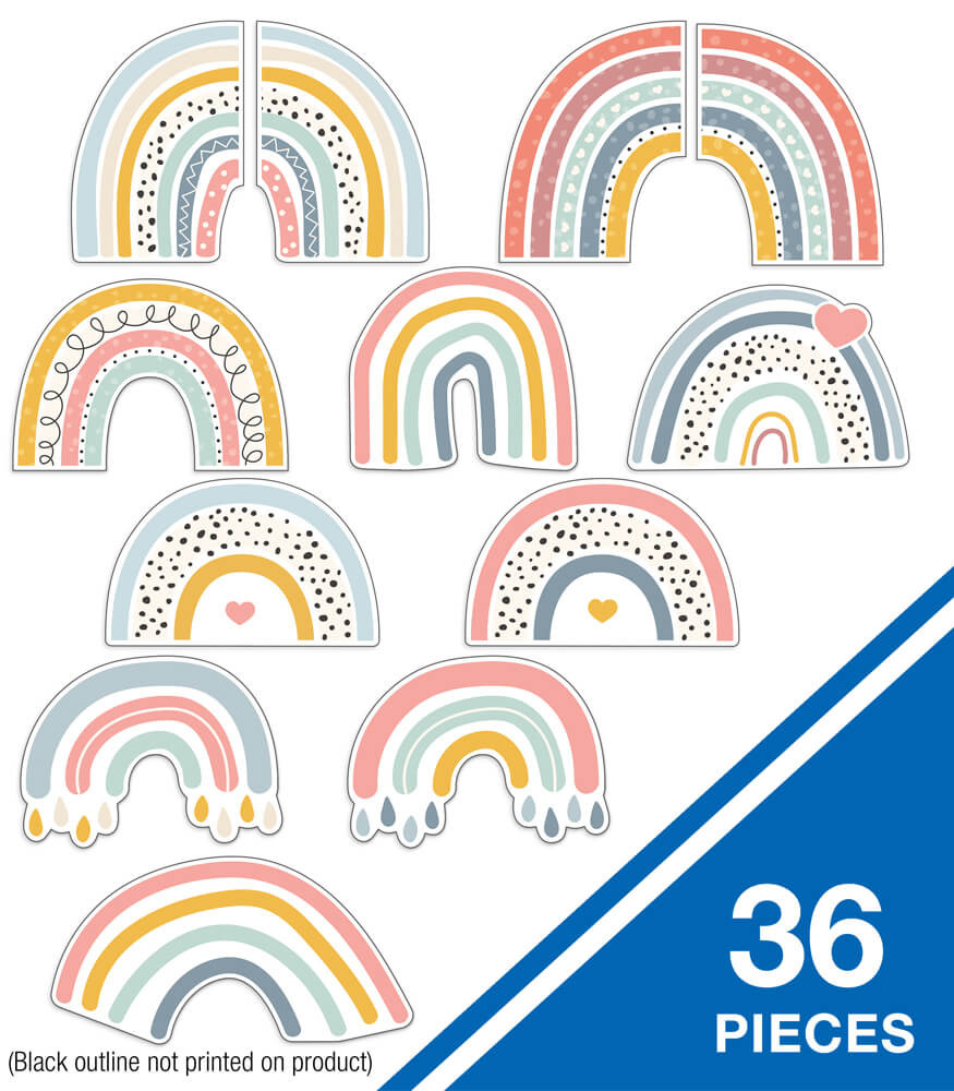 RAINBOW FUN CUTOUTS