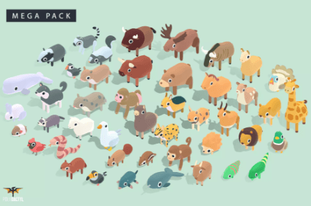ANIMALS MEGA PACK