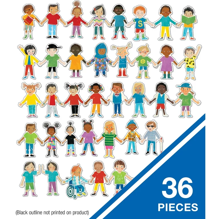 ALL ARE WELCOME KIDS CUT OUTS