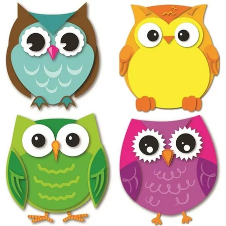 COLORFUL OWLS MINI ACCENTS