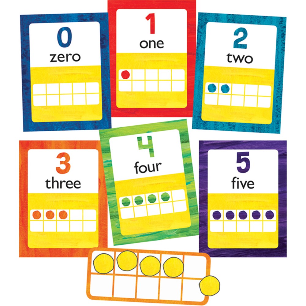 World of Eric Carle Numbers 0-20 Bulletin Board Set