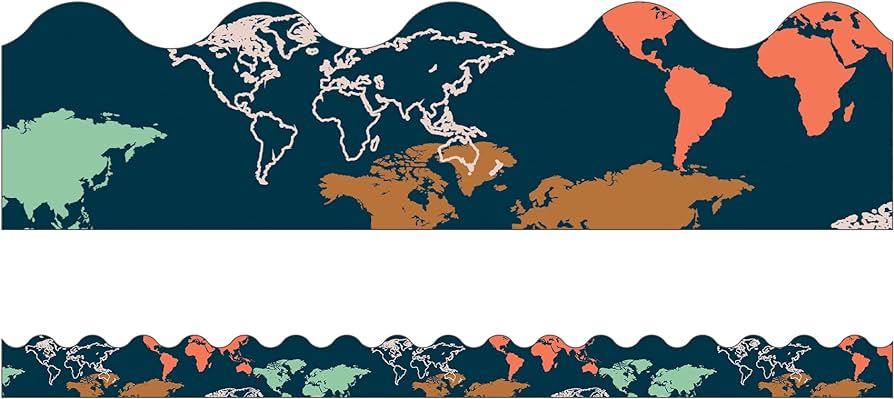 WORLD MAP BORDERS