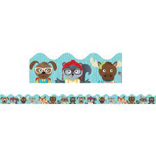 HIPSTER PALS SCALLOPED BORDERS