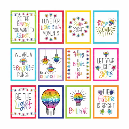 MINI POSTERS: LIGHT BULD MOMENTS