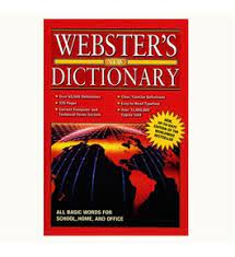 WEBSTER English-English Dictionary