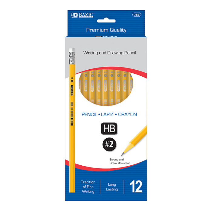 PREMIUM YELLOW PENCIL /12 PACK