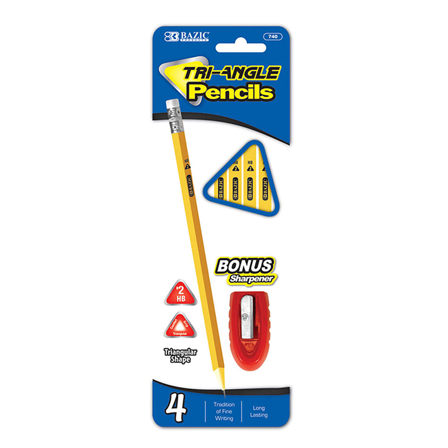 TRI ANGLE PENCIL 4 PACK
