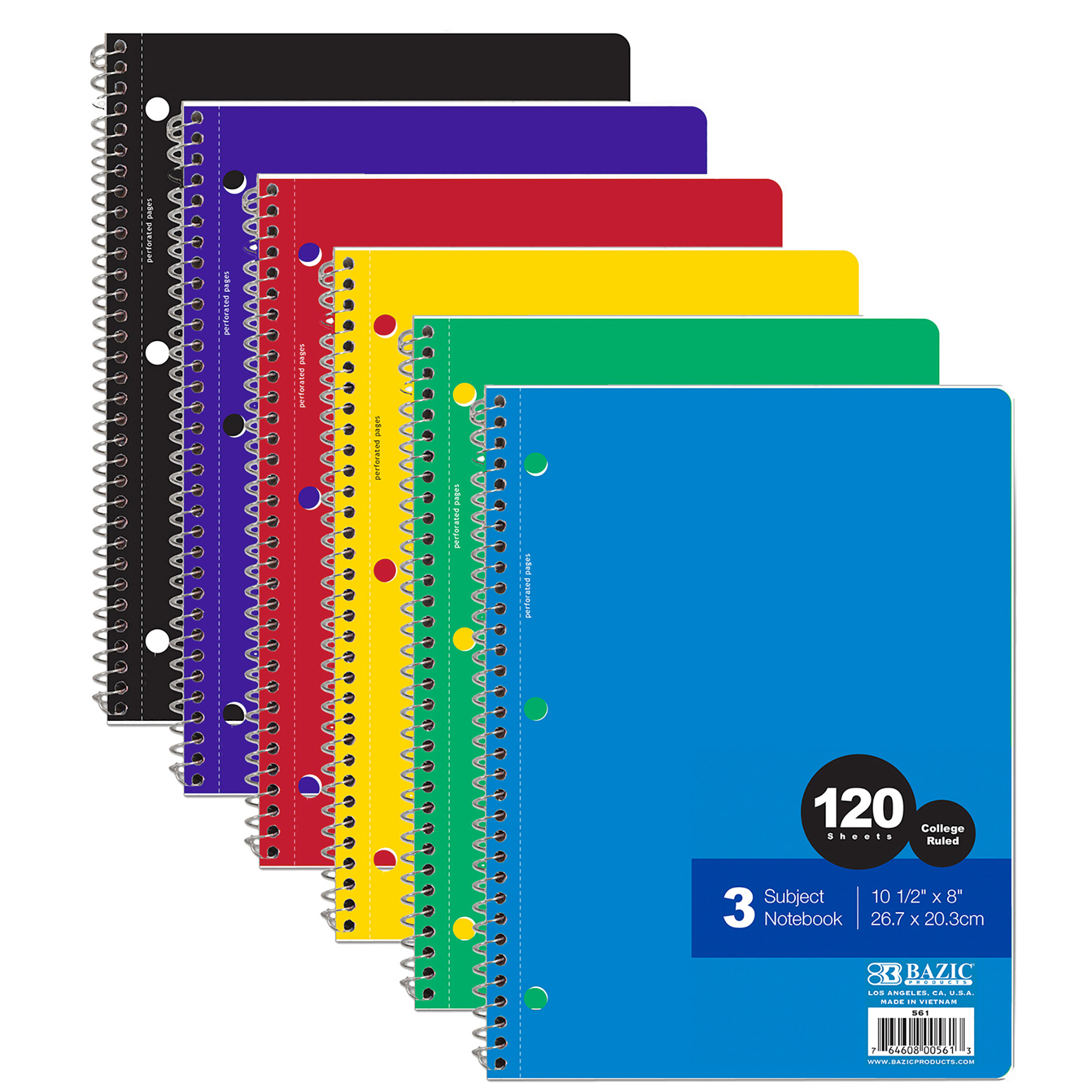 NOTEBOOK SPIRAL 3 SUBJECT