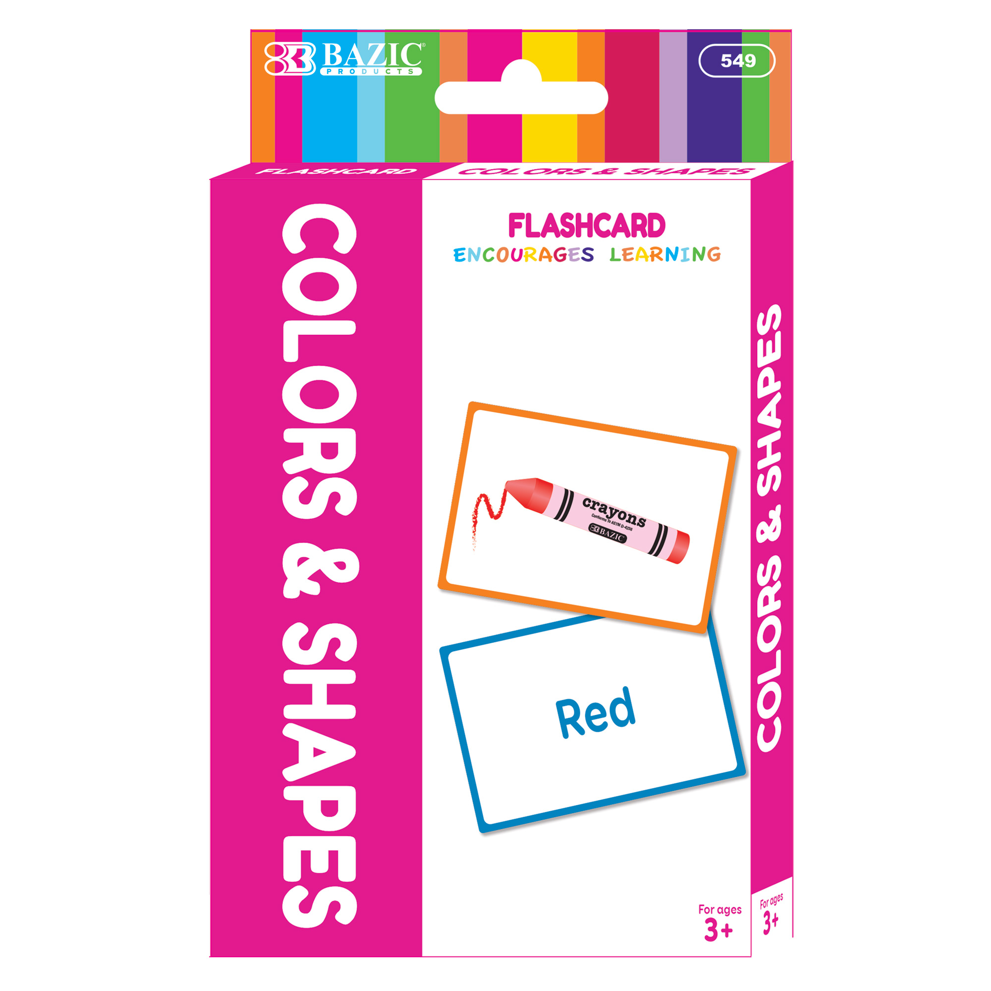COLORS & SHAPES FLASH CARDS