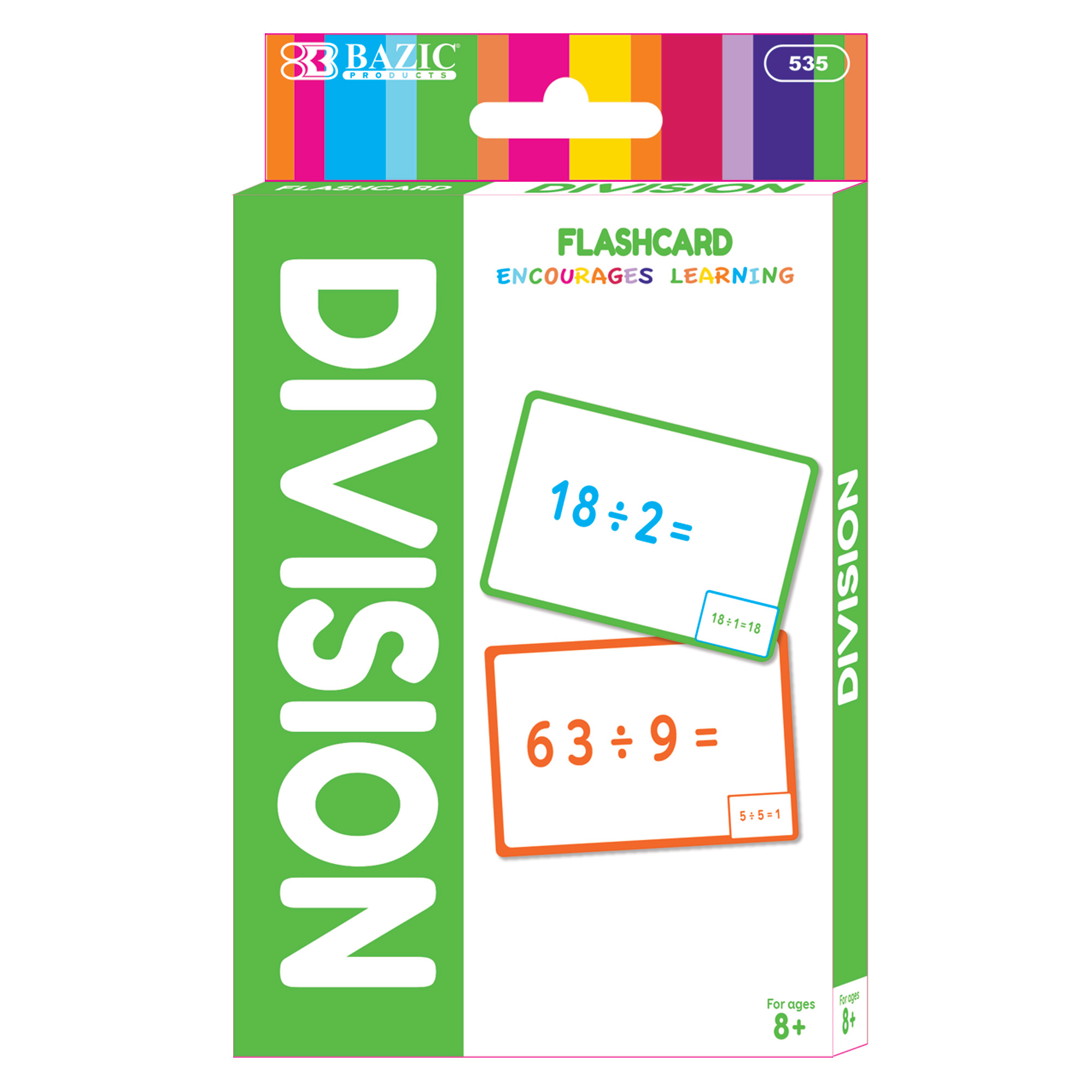 Division Flash Cards (36/Pack)