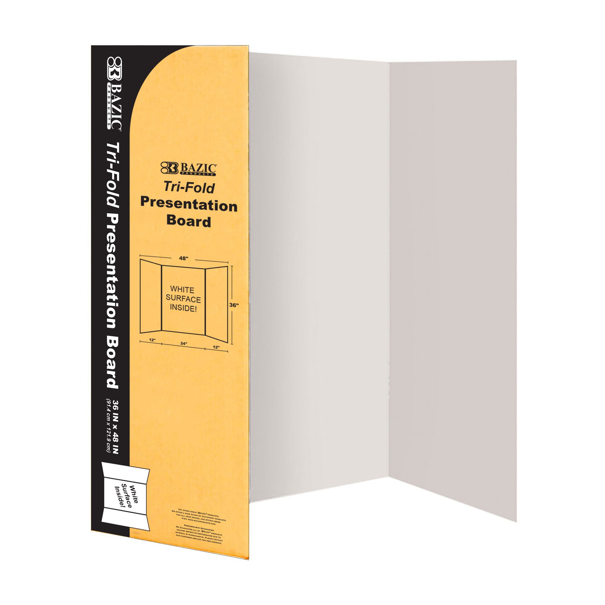 WHITE TRIFOLD BAZIC