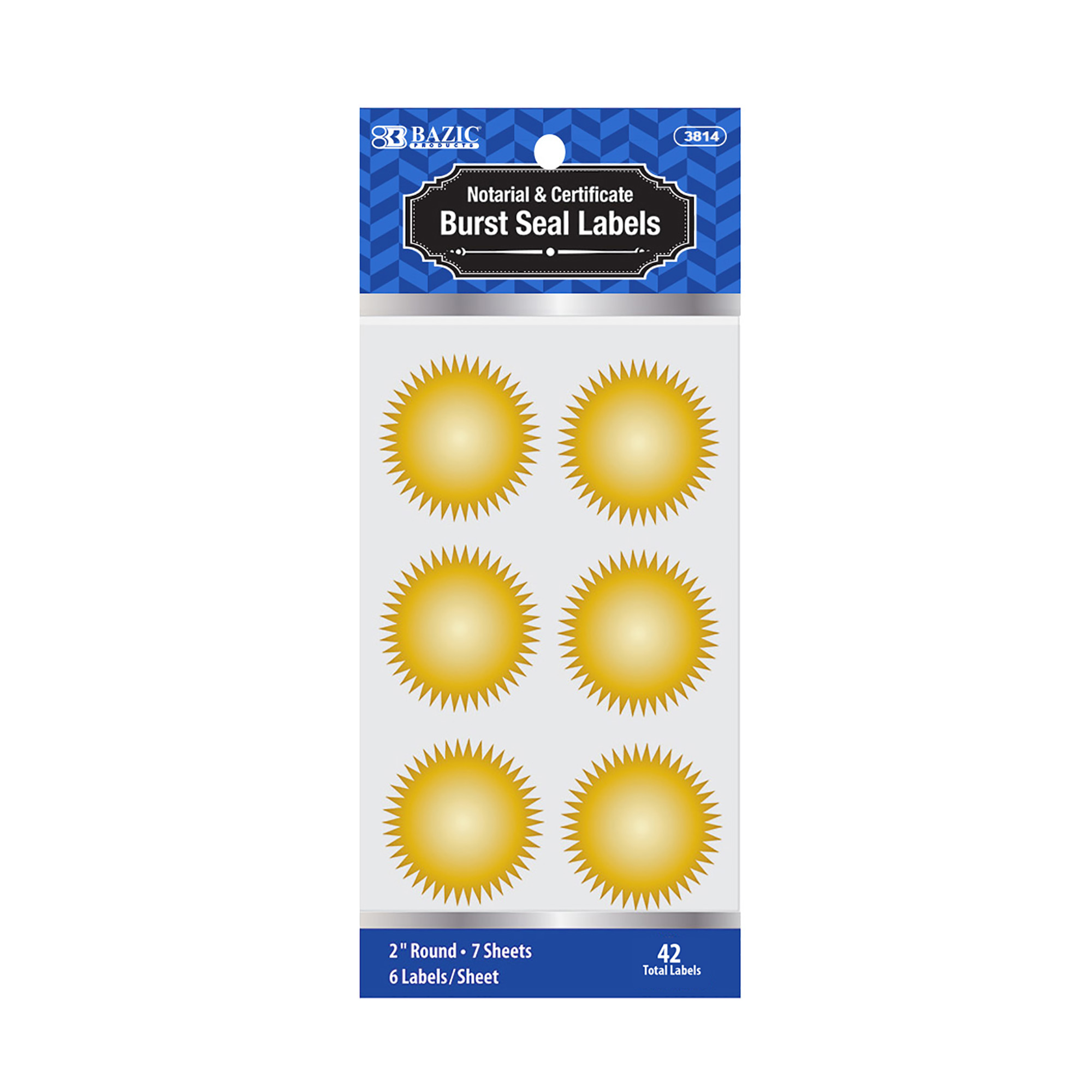 GOLD FOIL 2/ CERTIFICATE SEAL LABEL