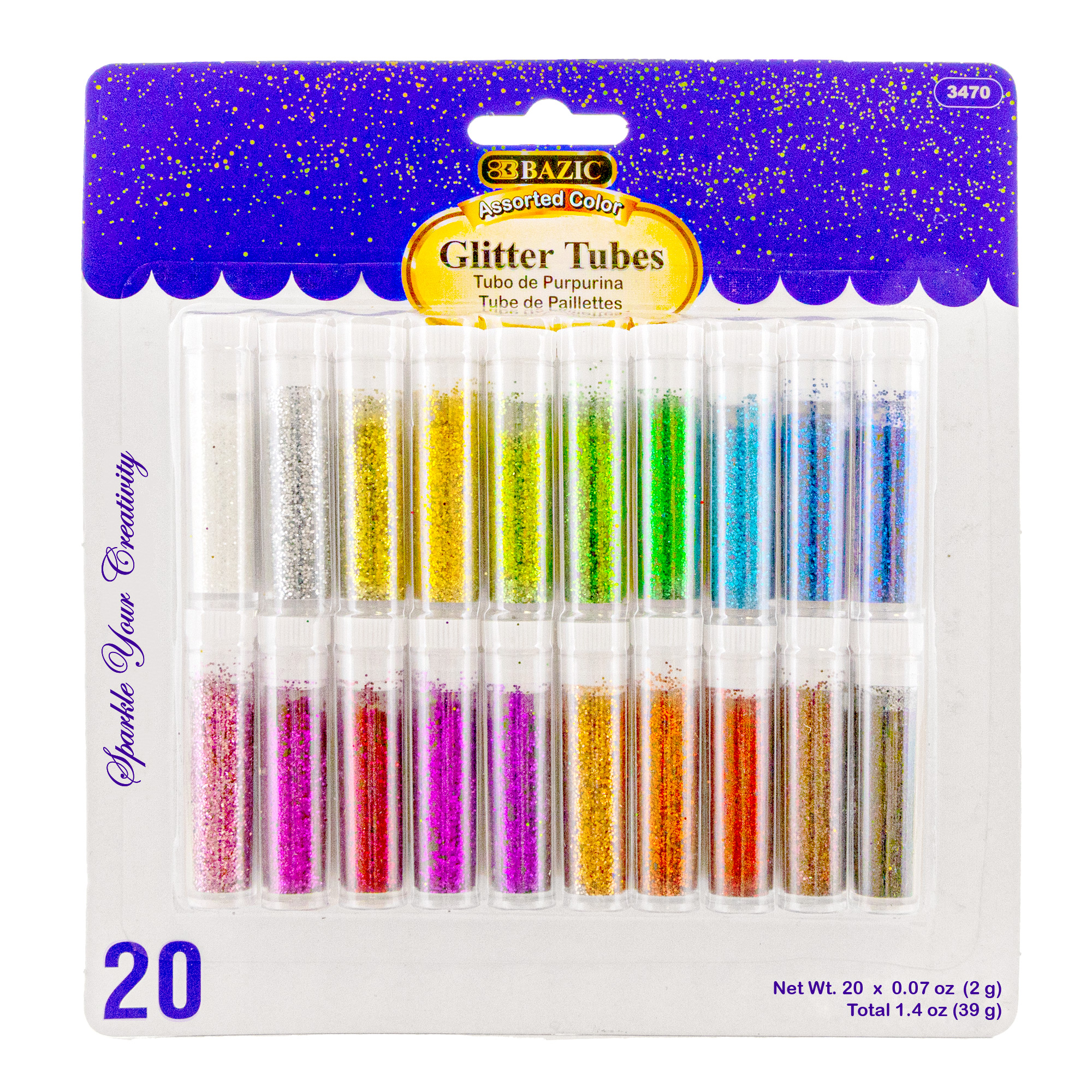 GRITTER TUBES (20/PACK)