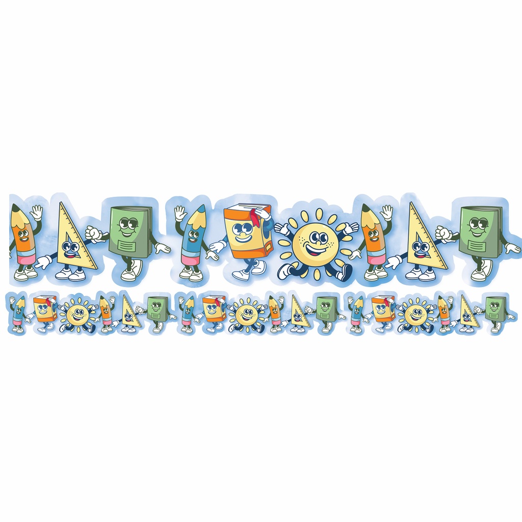 Scool Era Characters Borders
