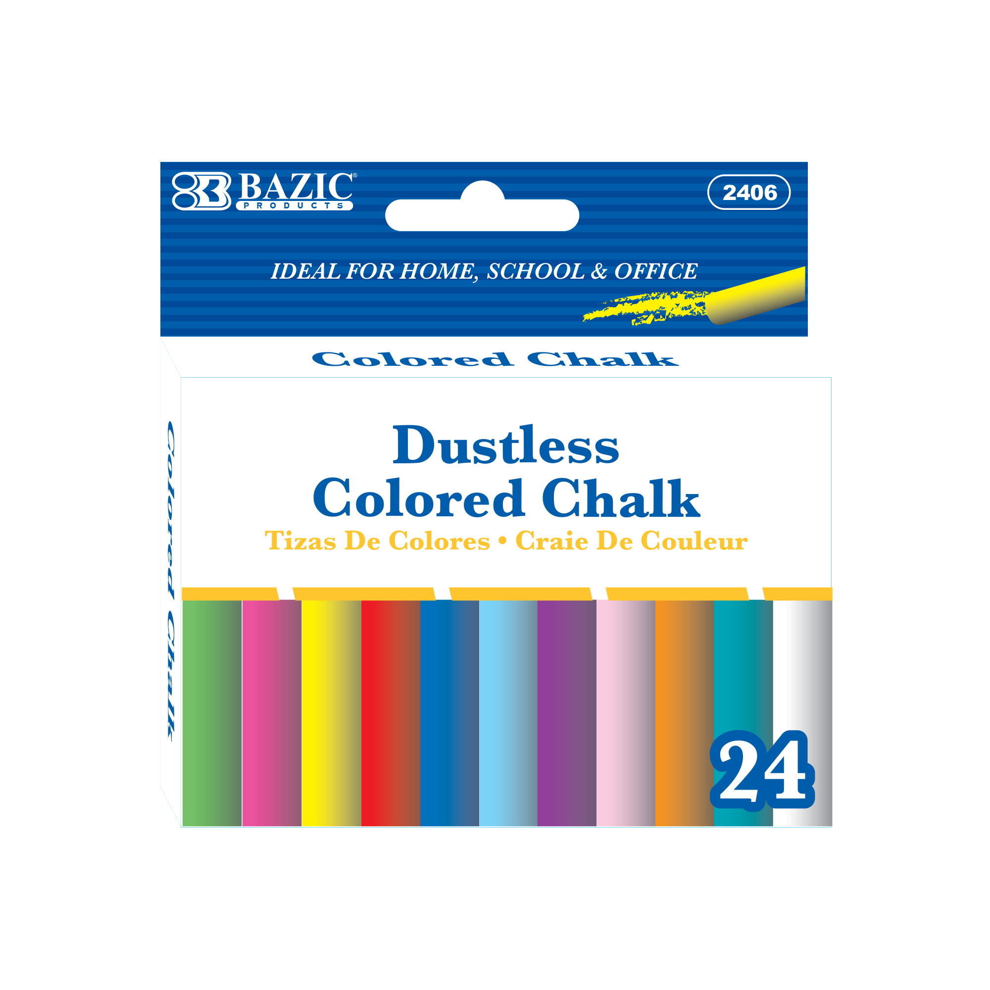 COLOR CHALK (24/BOX)
