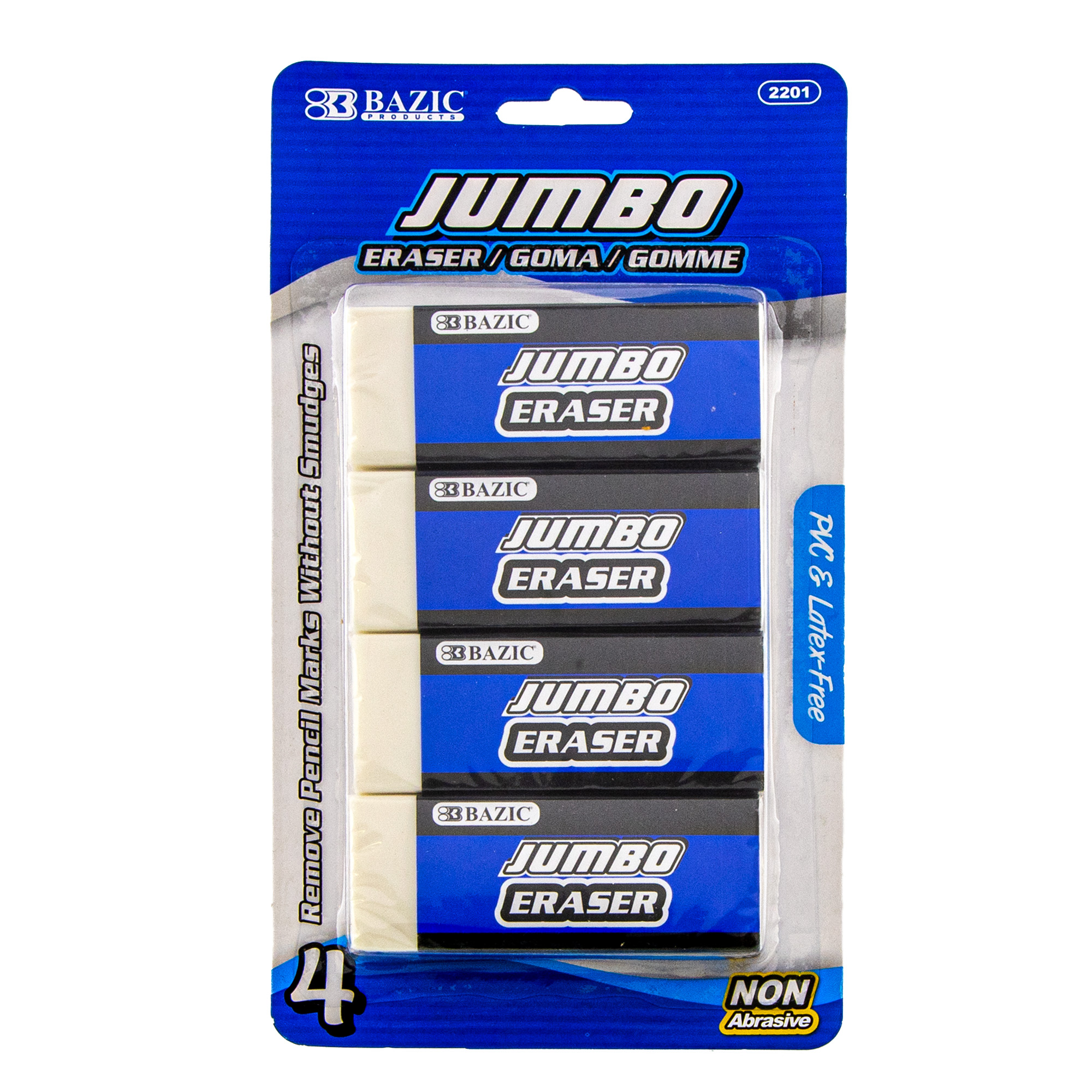 JUMBO ERASER 4/PACK