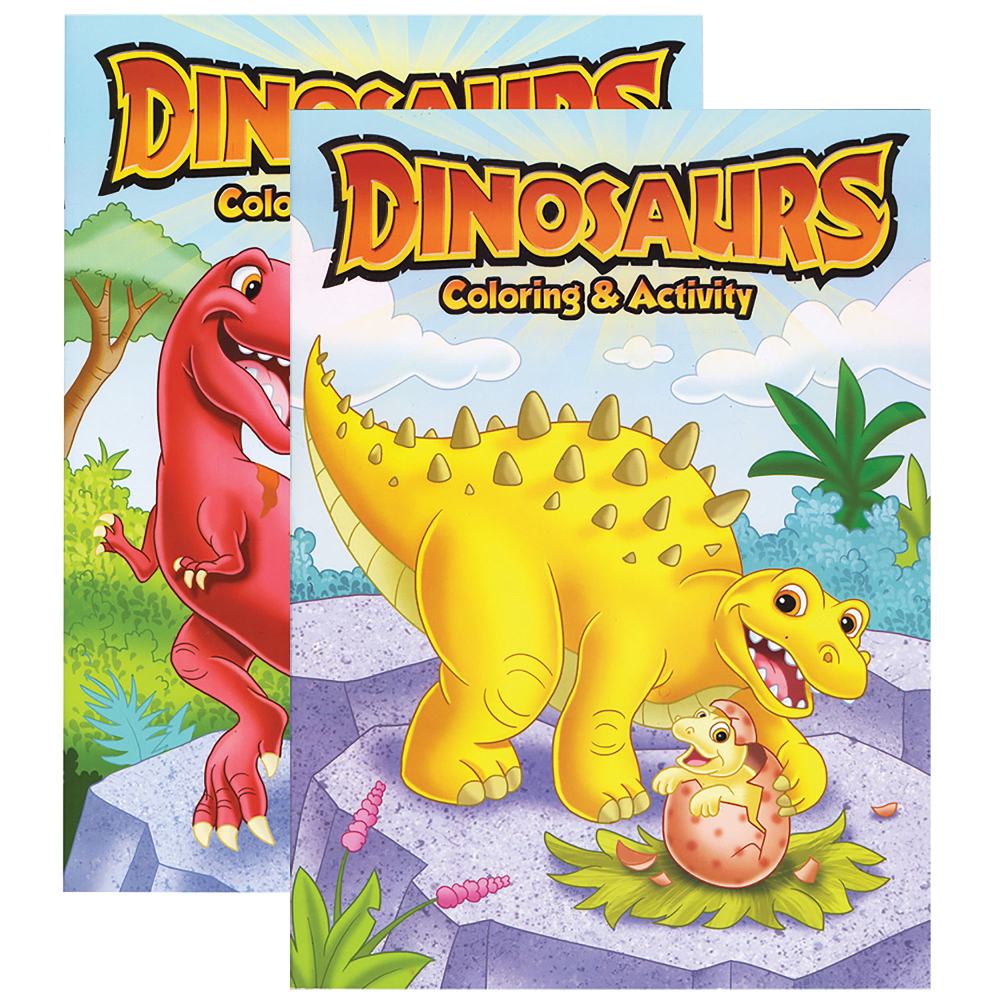 DINOSAURS COLORING & ACTIVITY BOOK