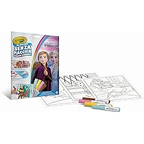 COLORING PAD & MARKERS FROZEN