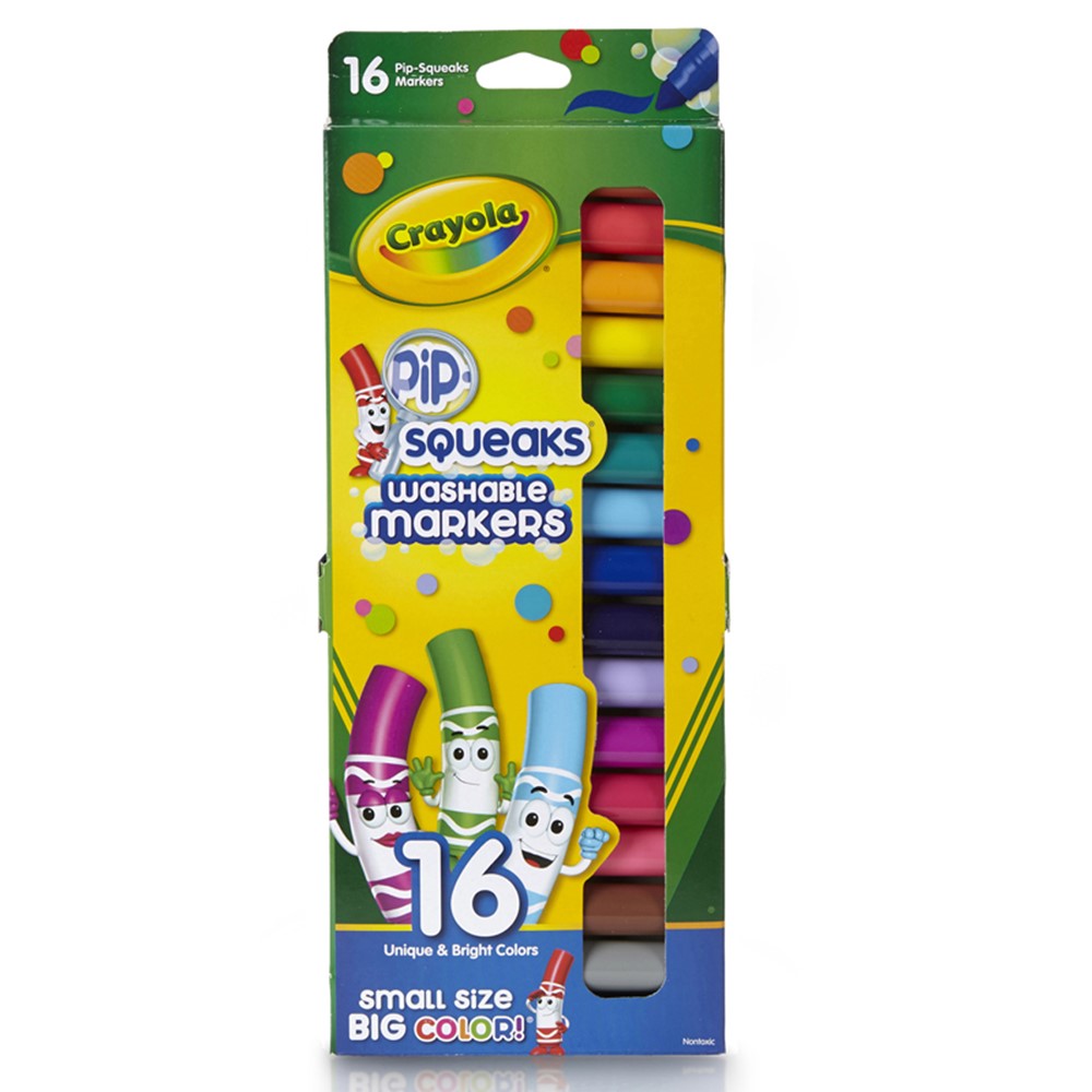 PIP SQUEAKS MARKERS 16 CT