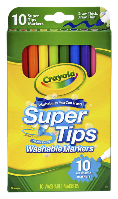 WASHABLE SUPER TIPS MARKERS