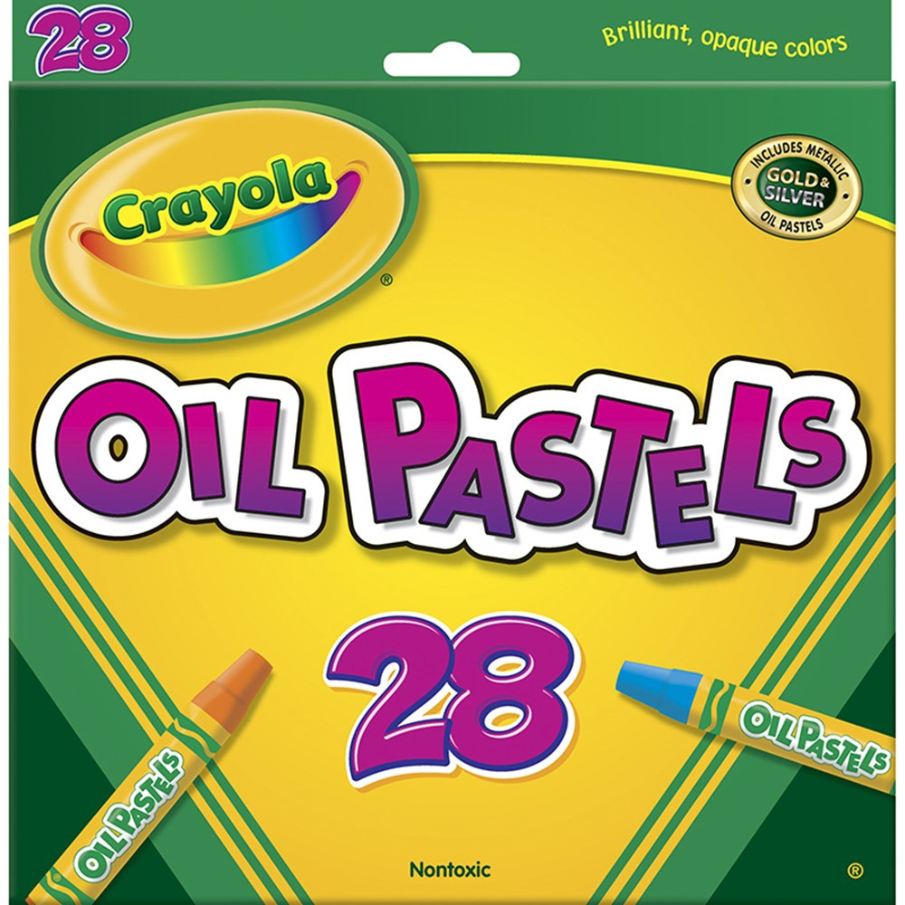 CRAYOLA OIL PASTELS 28 COLOR SET