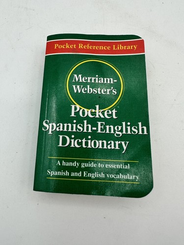 MERRIAM WEBSTERS POCKER SPANISH-ENGLISH