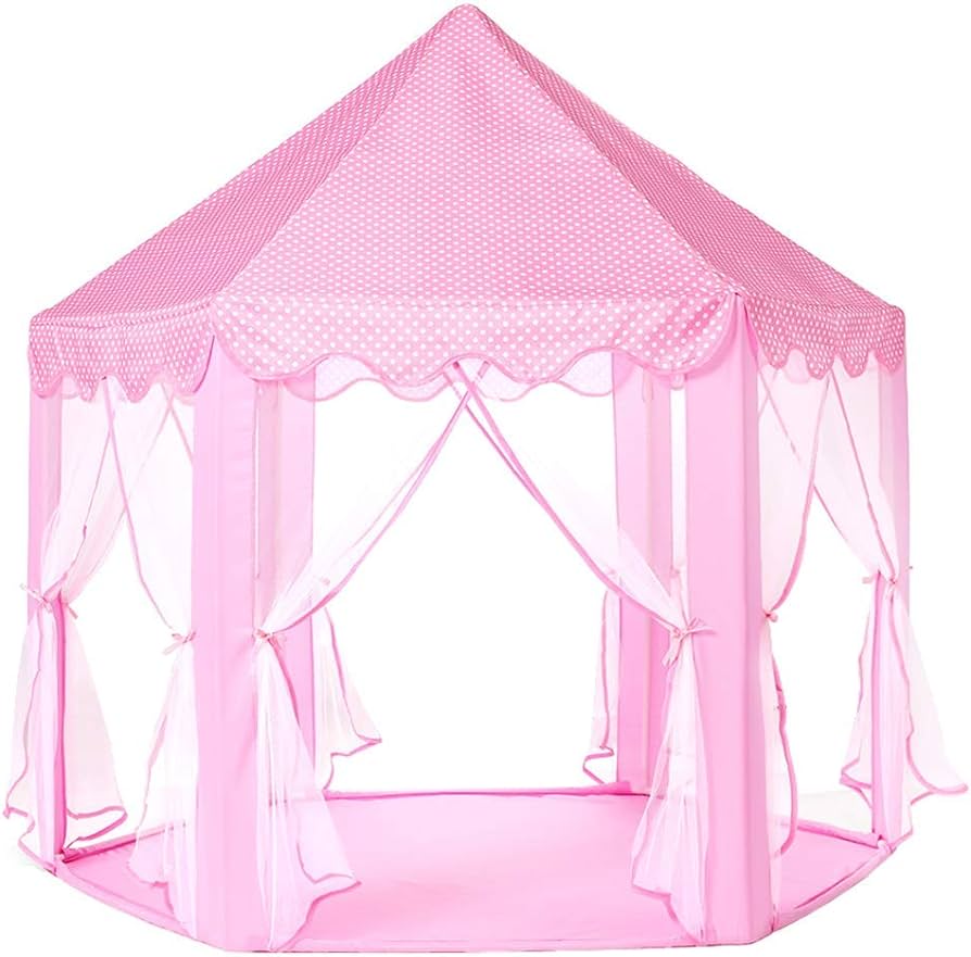 MONOBEACH PRINCESS TENT GIRLS LARGE PLAYHOUSE