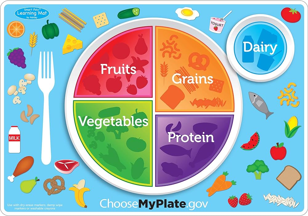MY PLATE GOV LEARNING MAT 2 SIDED