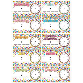 MAGNETS CONFETTI SCHUDULE