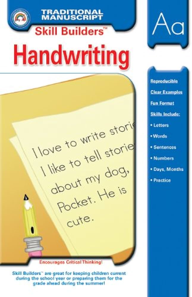 HANDWRITING SKILL BUILDERS/TRADITIONAL MANUSCRIPT