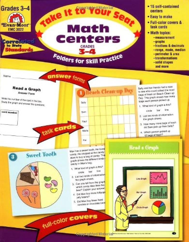 TAKE IT TO YOUR SEAT MATH CENTERS GRADE 3-4