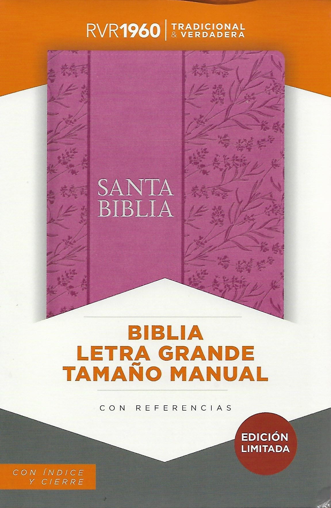 BIBLIA LETRA GRANDE RVR 1960 ROSADA