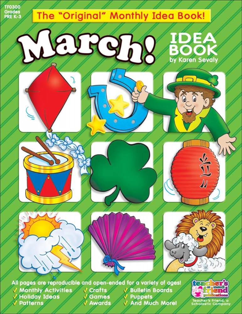 MARCH! MONTHLY IDEA BOOK!