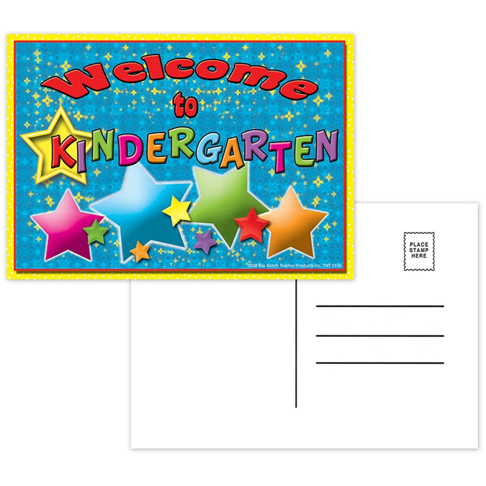 POSTCARDS WELCOME TO KINDERGARTEN