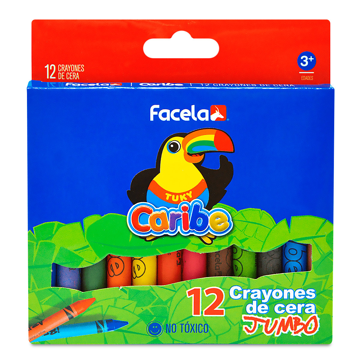 CRAYONES DE CERA JUMBO 12 UND