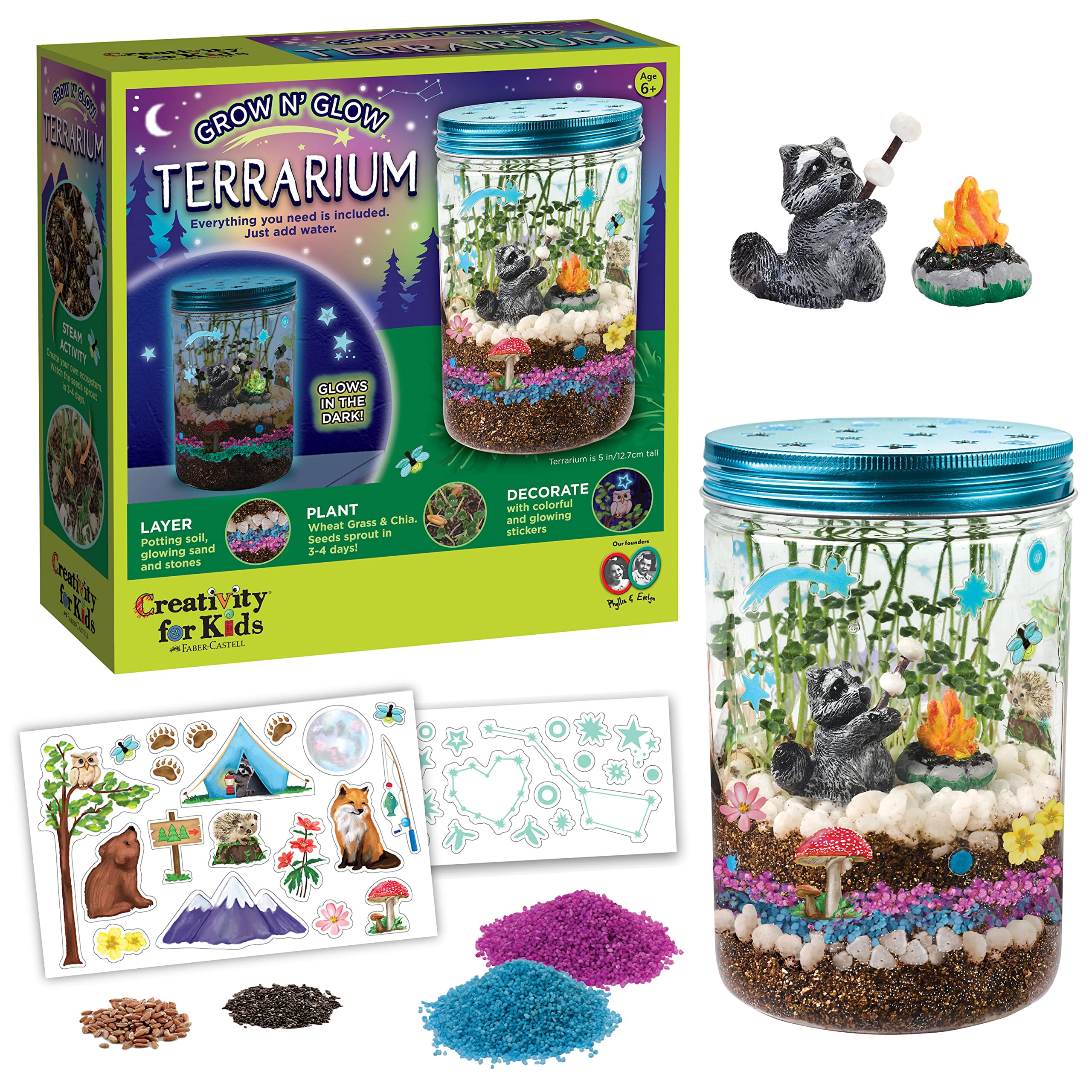 GROW N GLOW TERRARIUM CS/6