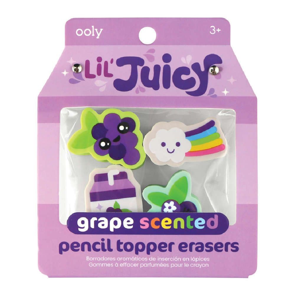 PENCIL TOPPERERASERS GAPE SCENTED OOLY